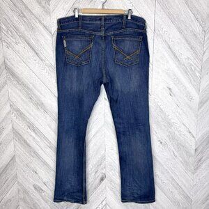 CINCH Jeans IAN Slim Fit Boot Cut Blue Denim Mens 38x36 Western Cowboy Rodeo